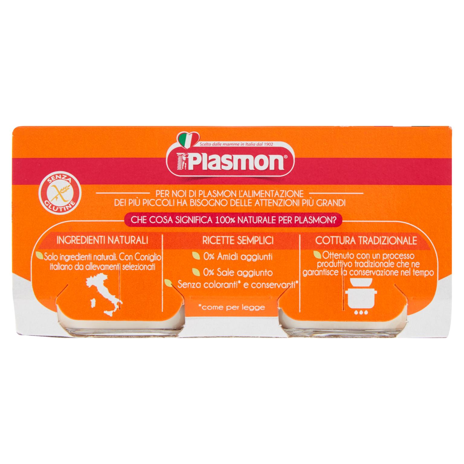 PLASMON OMO CONIGLIO 2X80 GR   XL