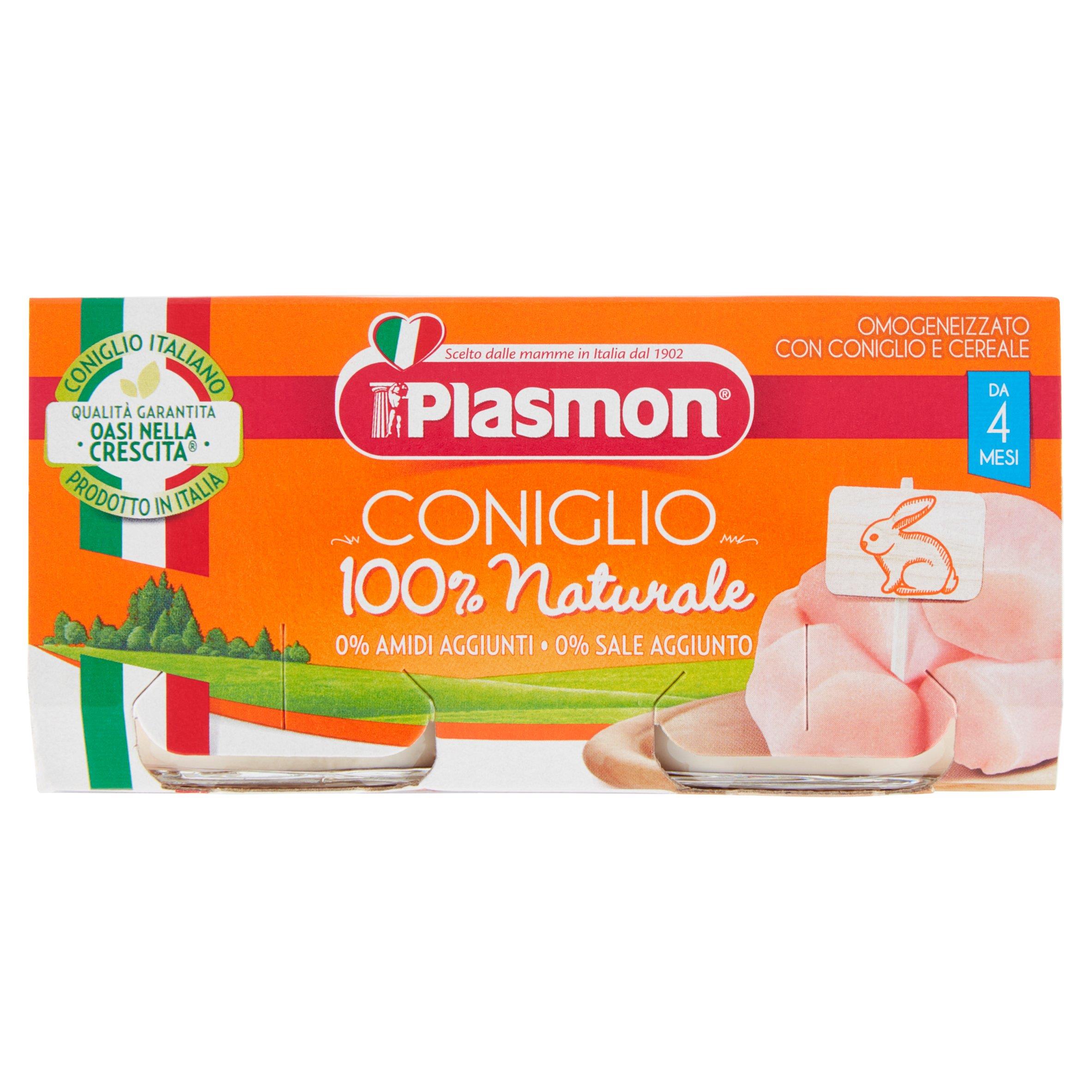 PLASMON OMO CONIGLIO 2X80 GR   XL