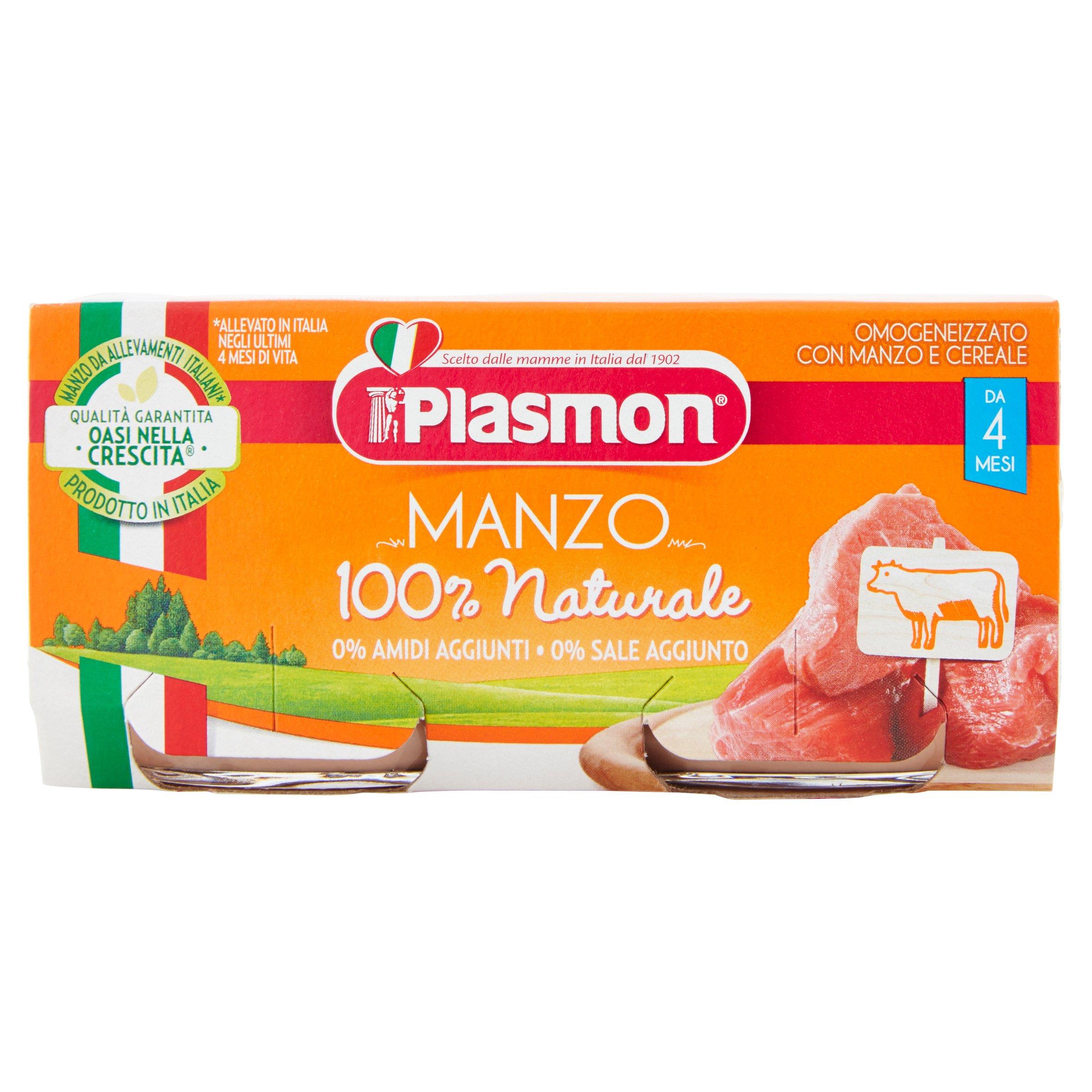 PLASMON OMO MANZO 2X80 GR   L