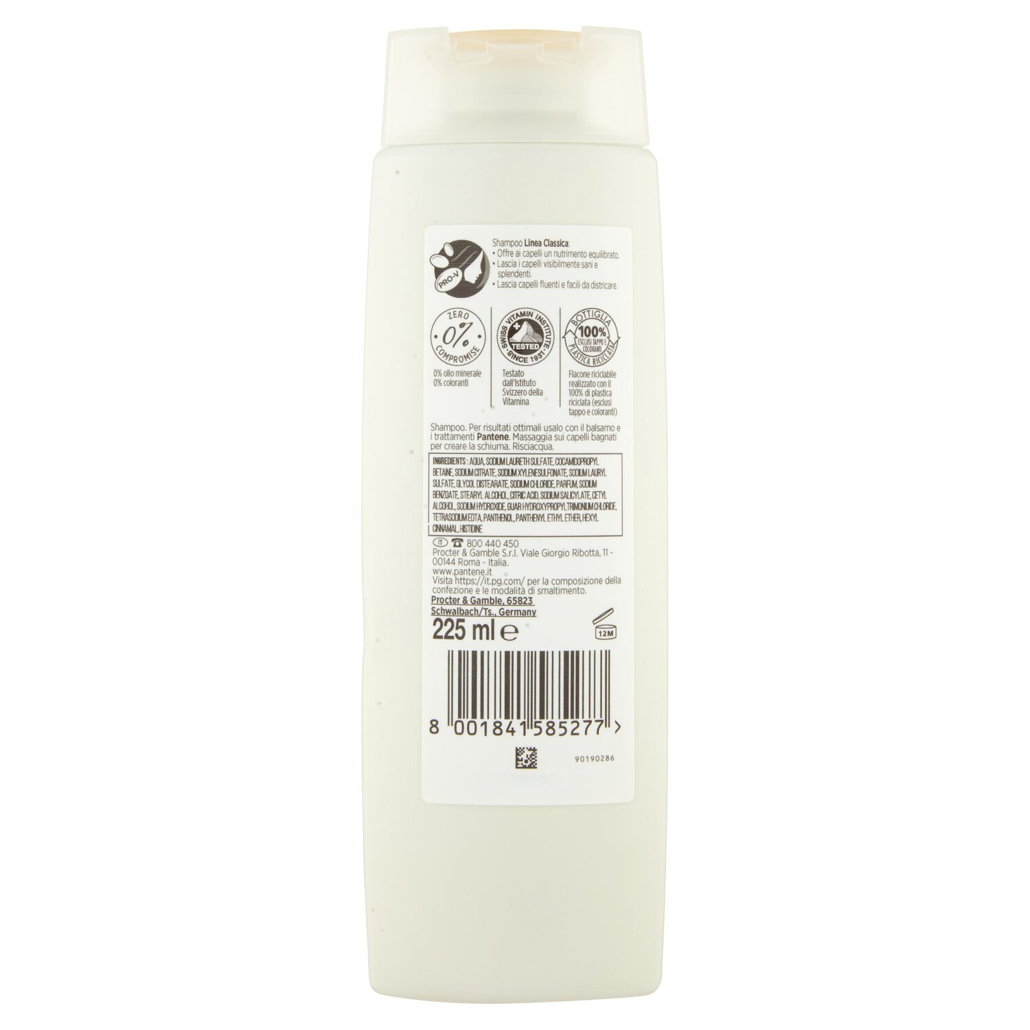 PANTENE SHAMP 1IN1 CLASS 225 ML   S