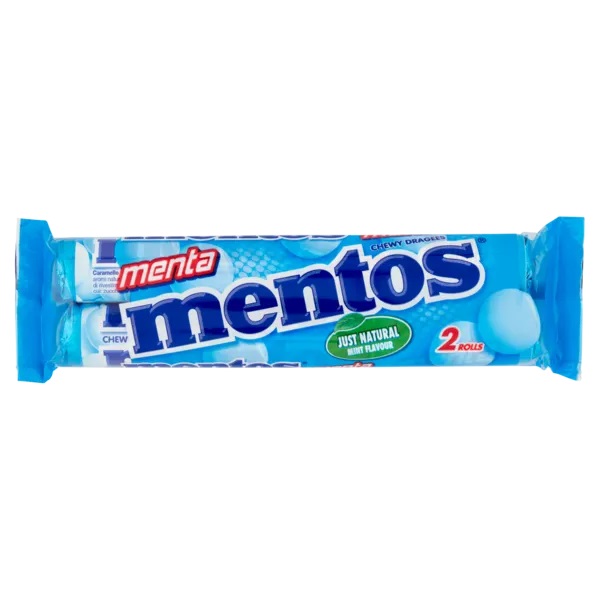 PERFETTI MENTOS BIPACK ROLL MENTA 2 ROLLS   S