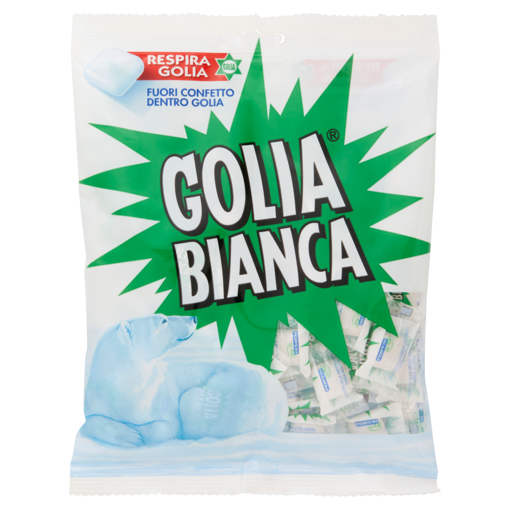 PERFETTI GOLIA BIANCA BUSTA 160 GR   S