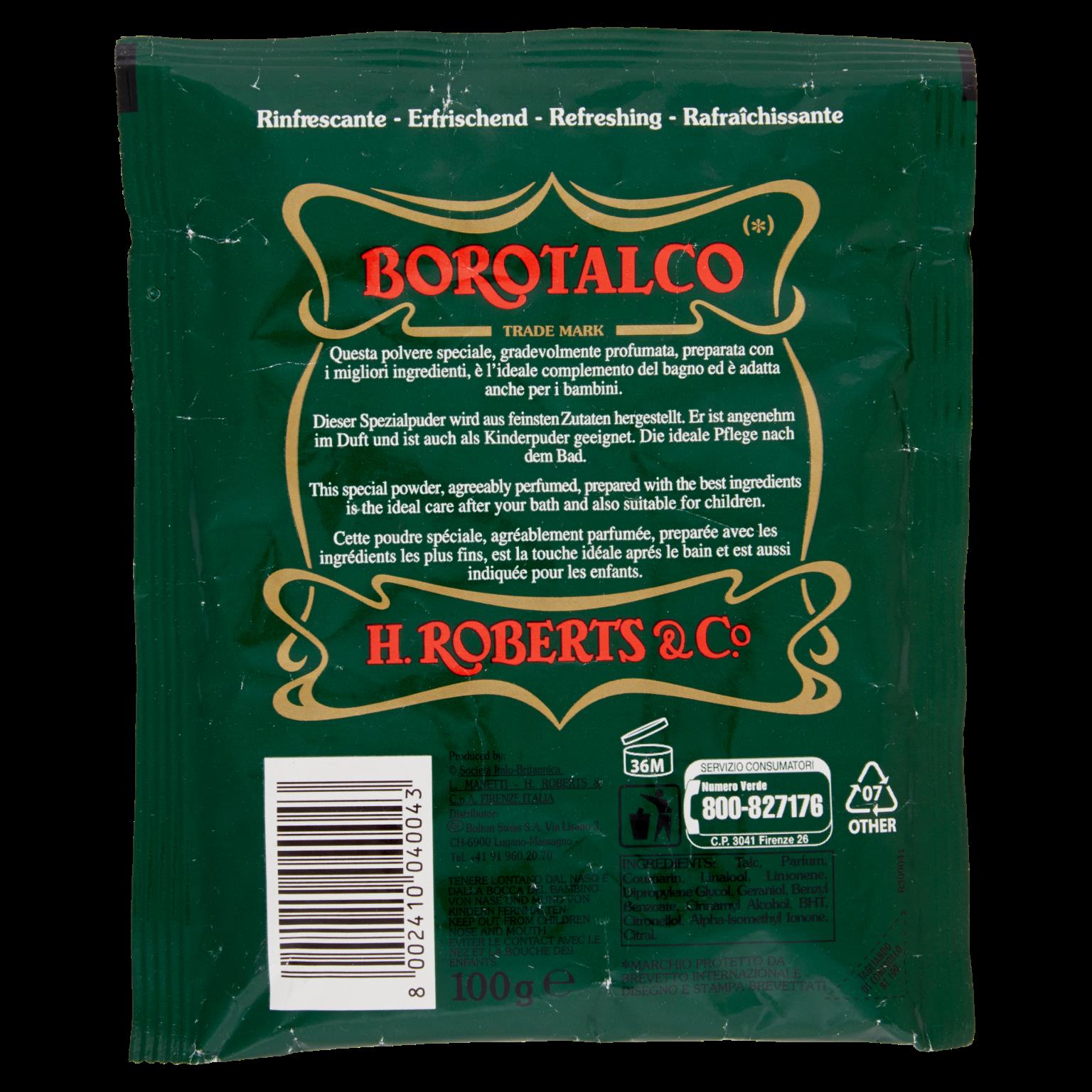 ROBERTS BOROTALCO BUSTA 100 GR   M