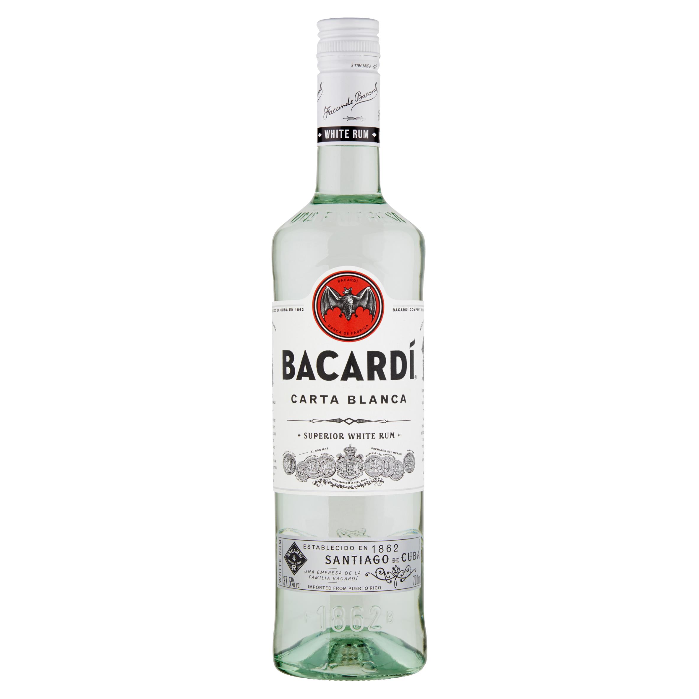 RUM BACARDI CARTA BLANCA 700 ML   XL