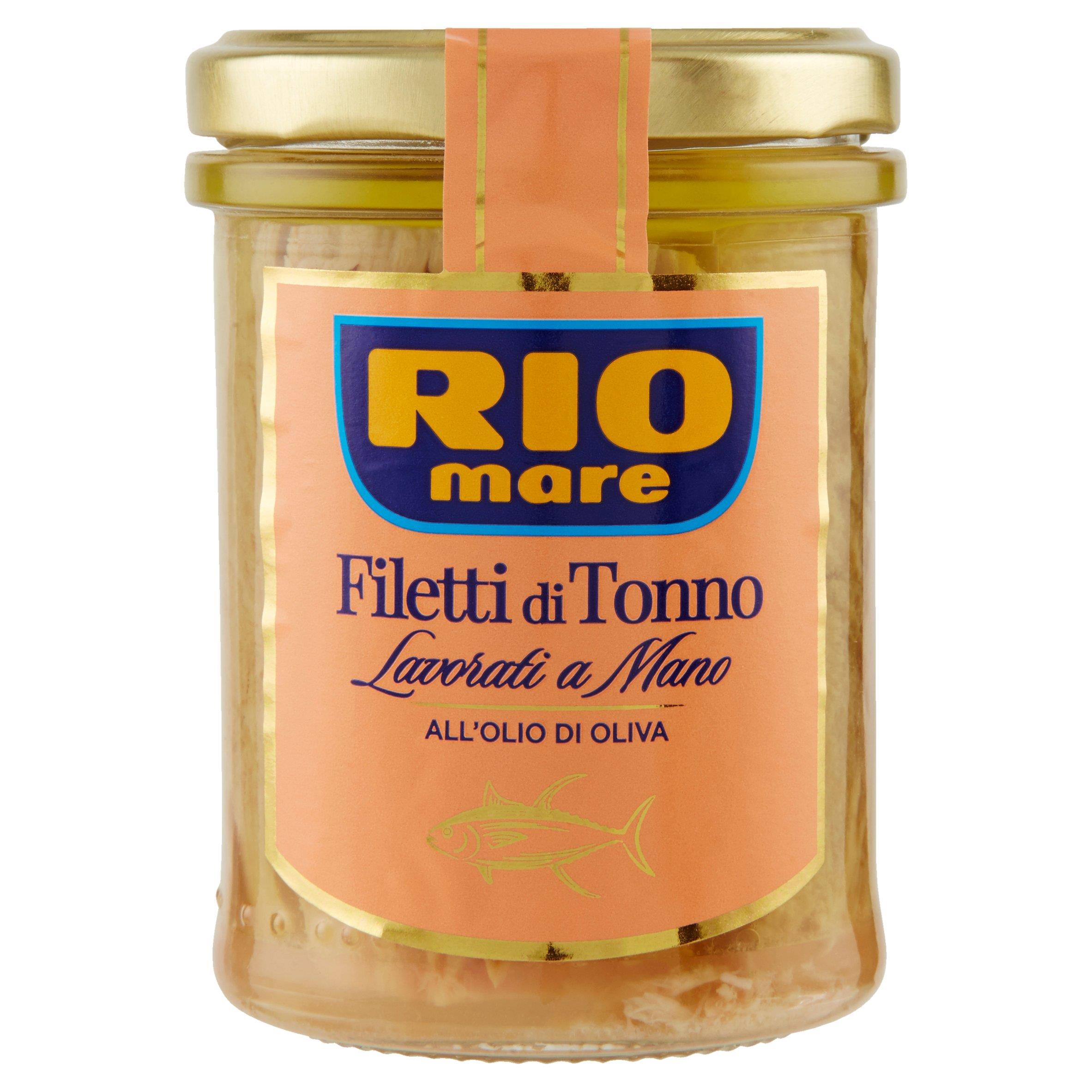 RIO MARE FILETTI TONNO VETRO 180 GR   L