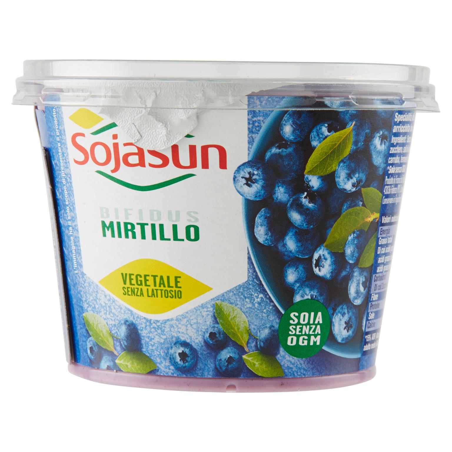 SOJASUN YOGURT BIFIDUS MIRTILLI 250 GR   XL