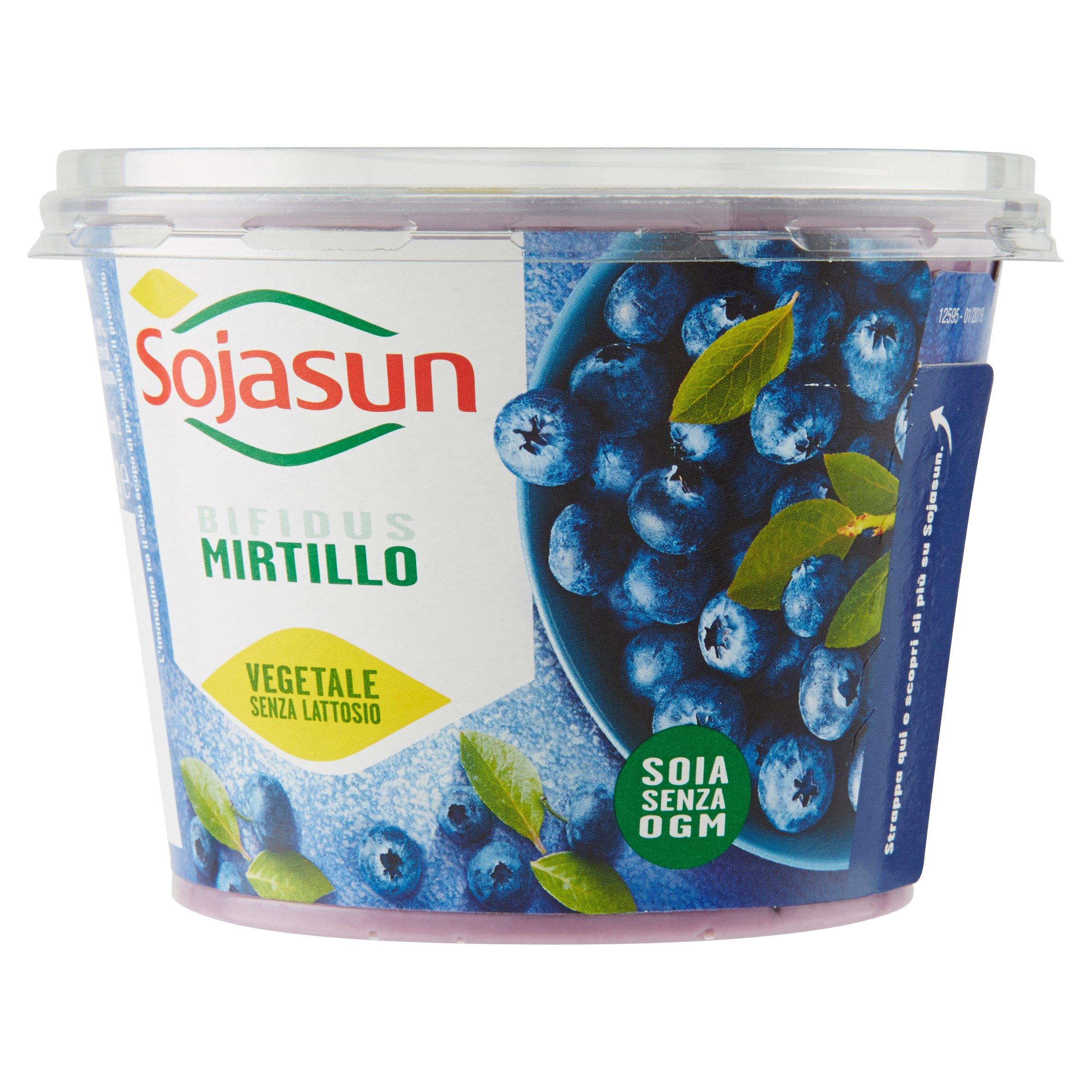 SOJASUN YOGURT BIFIDUS MIRTILLI 250 GR   XL