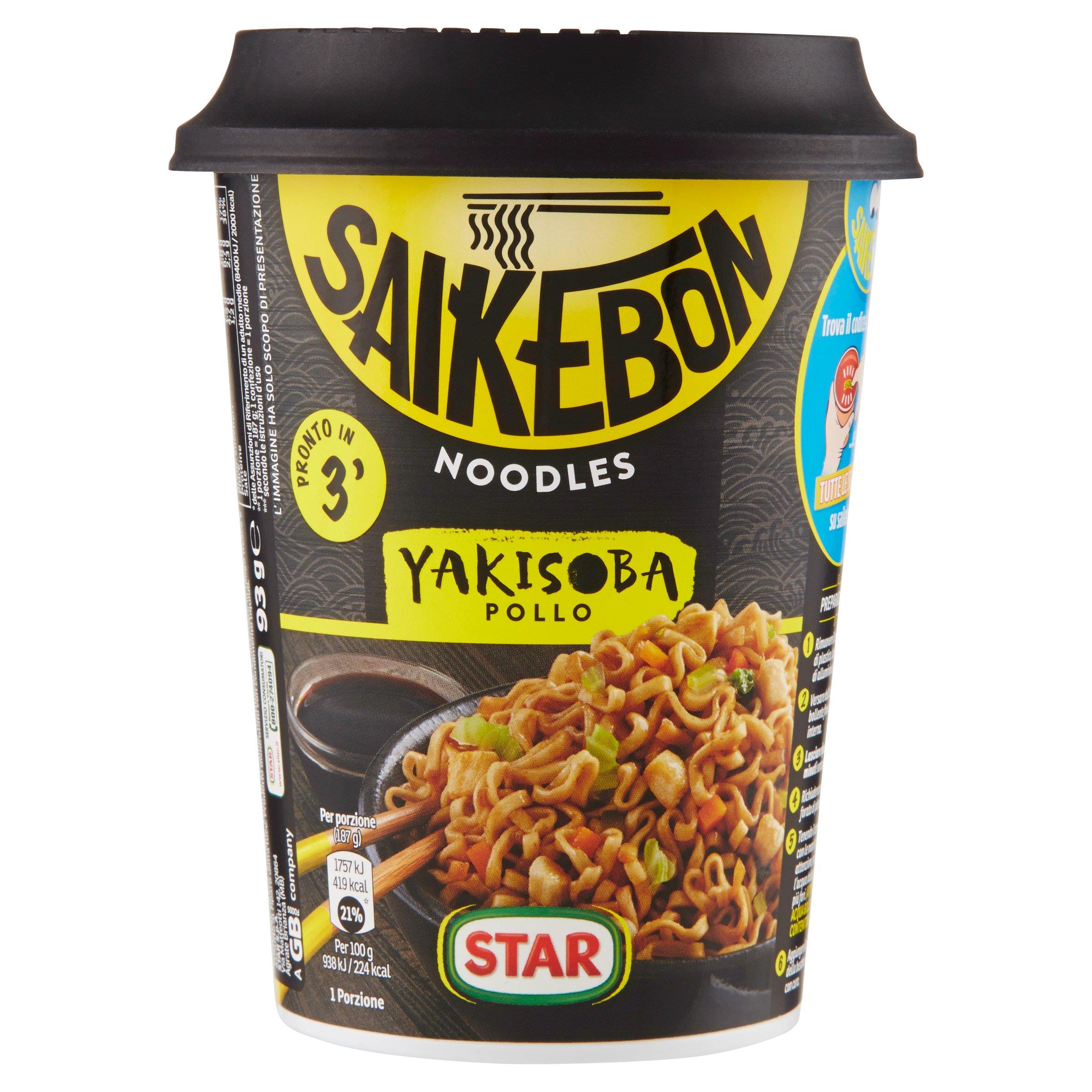 STAR YAKISOBA POLLO CUP 93 GR   L