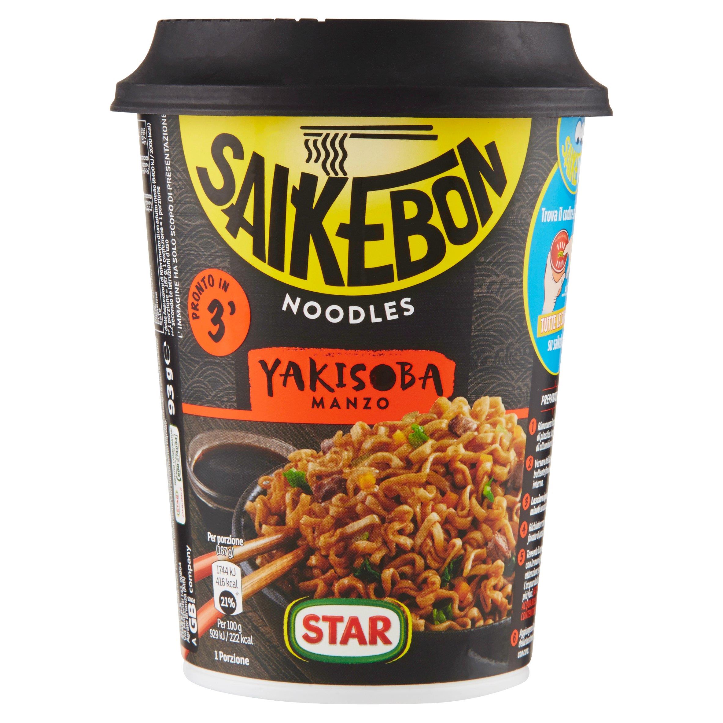 STAR YAKISOBA MANZO CUP 93 GR   M