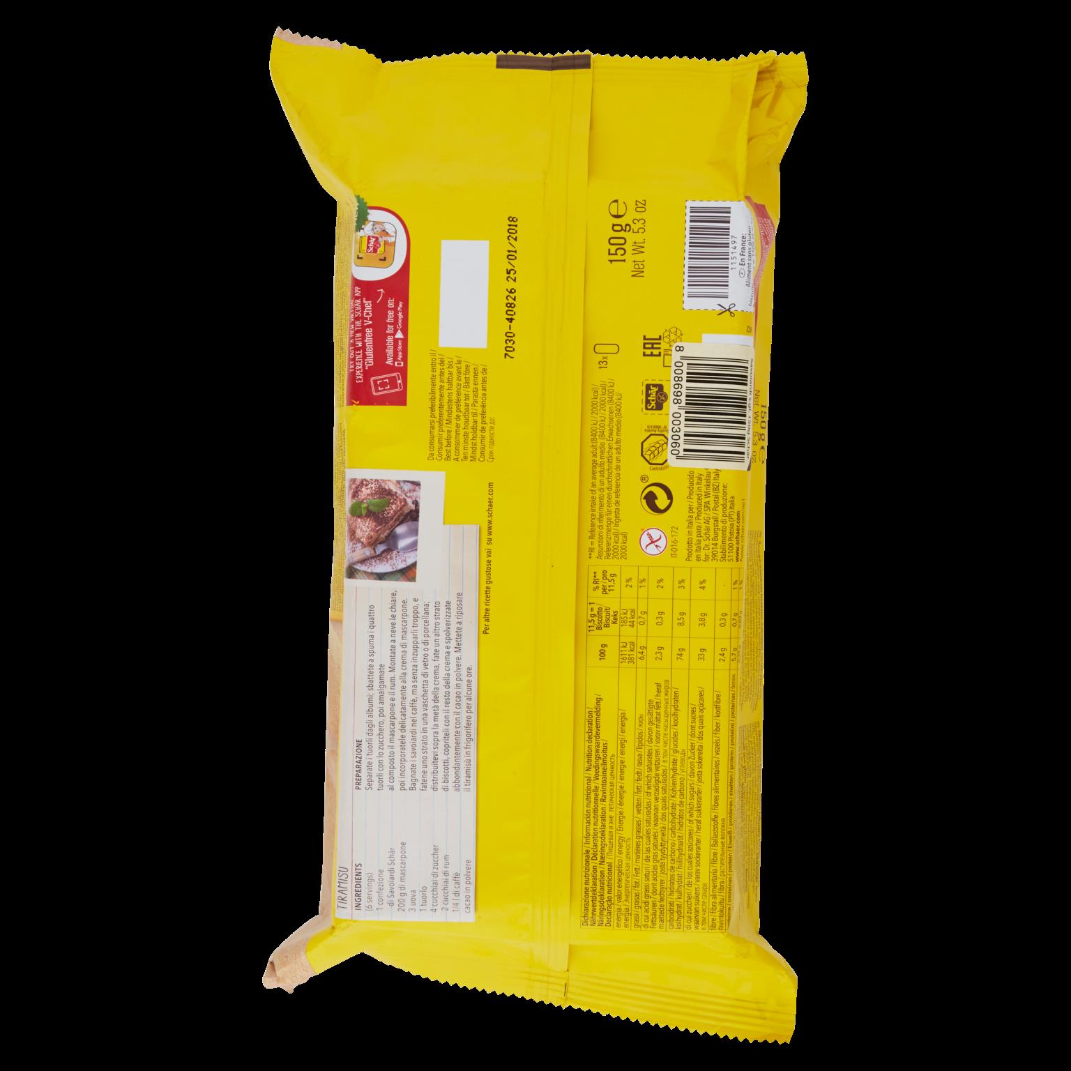 SCHAR SAVOIARDI 200 GR   L