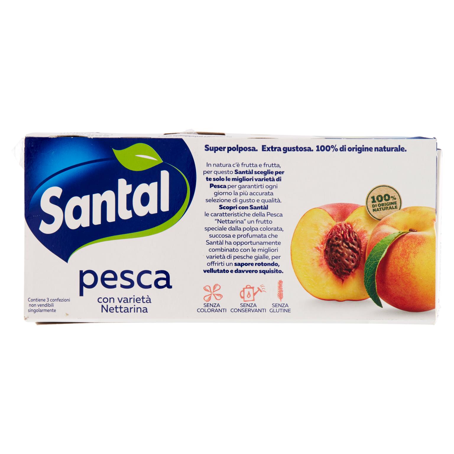 SANTAL SUCCO PESCA 3X200 ML   S