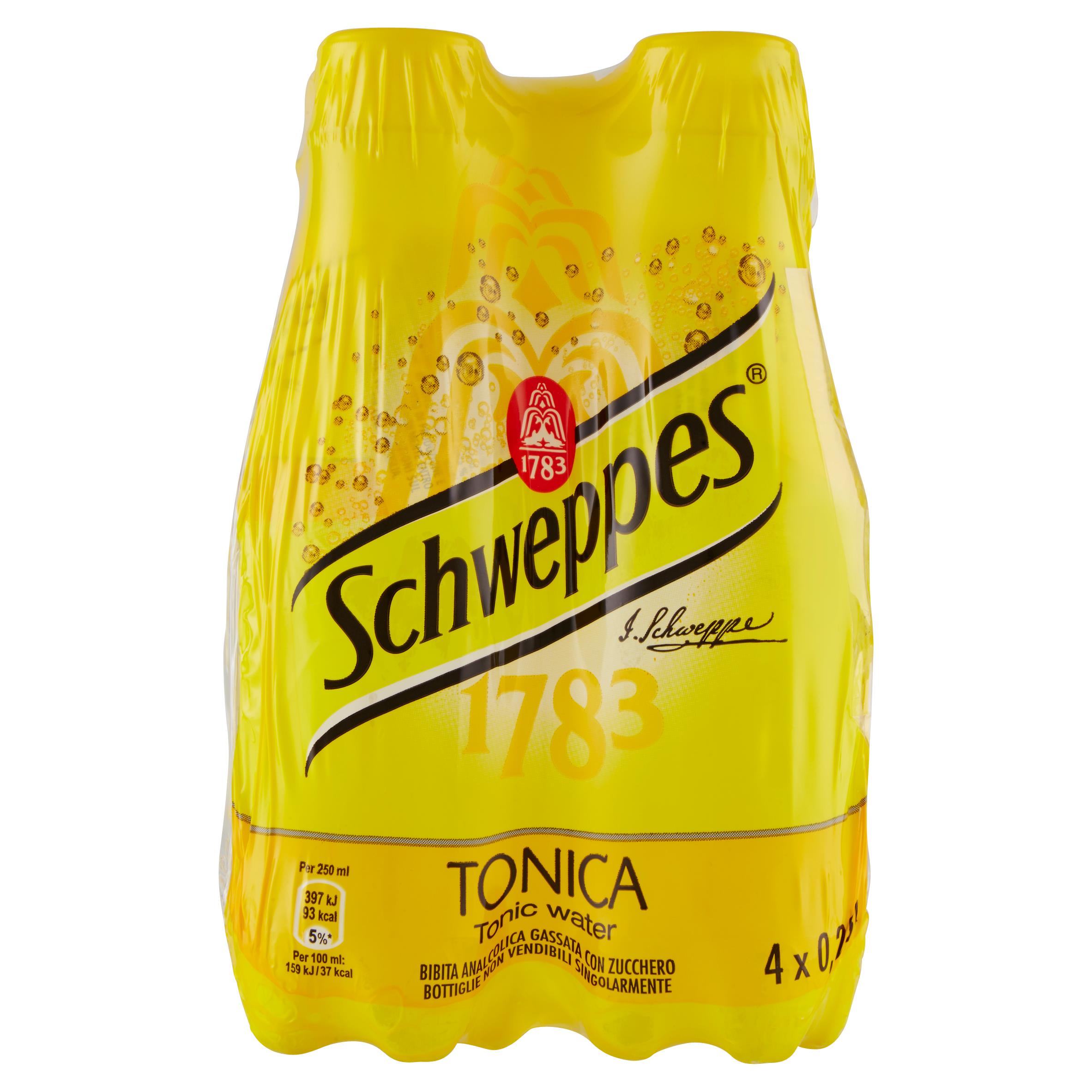 SCHWEPPES TONICA PET 4X25 ML   L