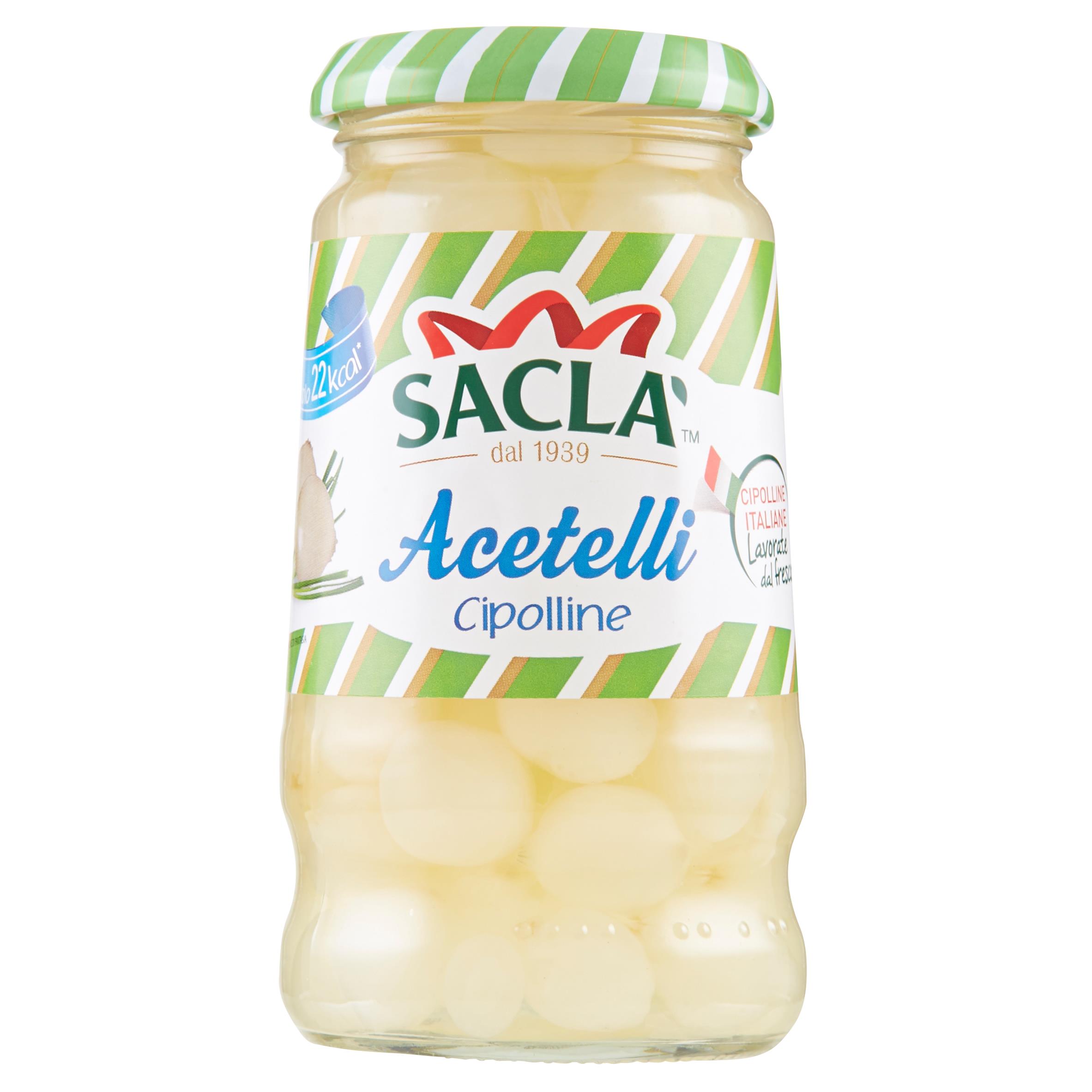 SACLA CIPOLLINE SOTTACETO 180 GR   S