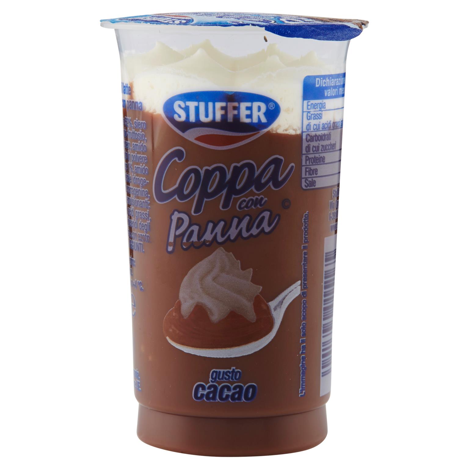 STUFFER COPPA CACAO C/PANNA 200 GR   L