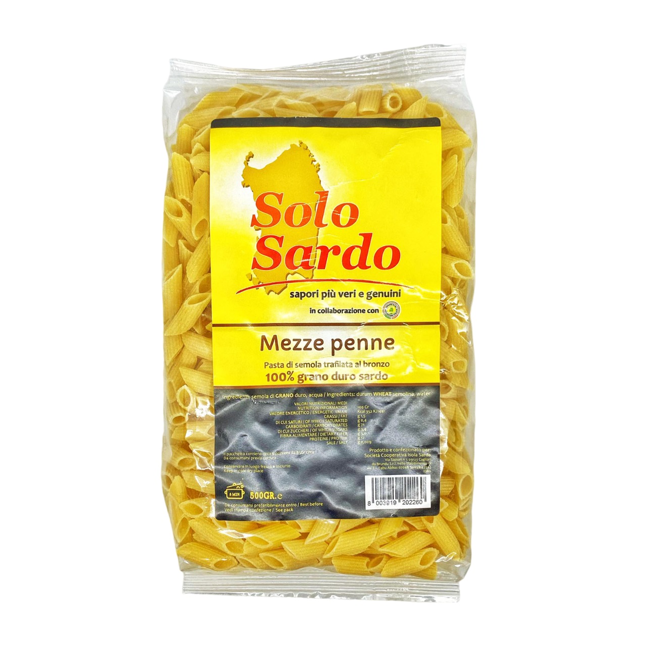 SOLO SARDO MEZZE PENNE 500 GR   S