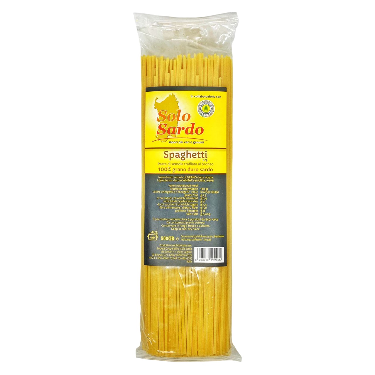 SOLO SARDO SPAGHETTI 500 GR   S