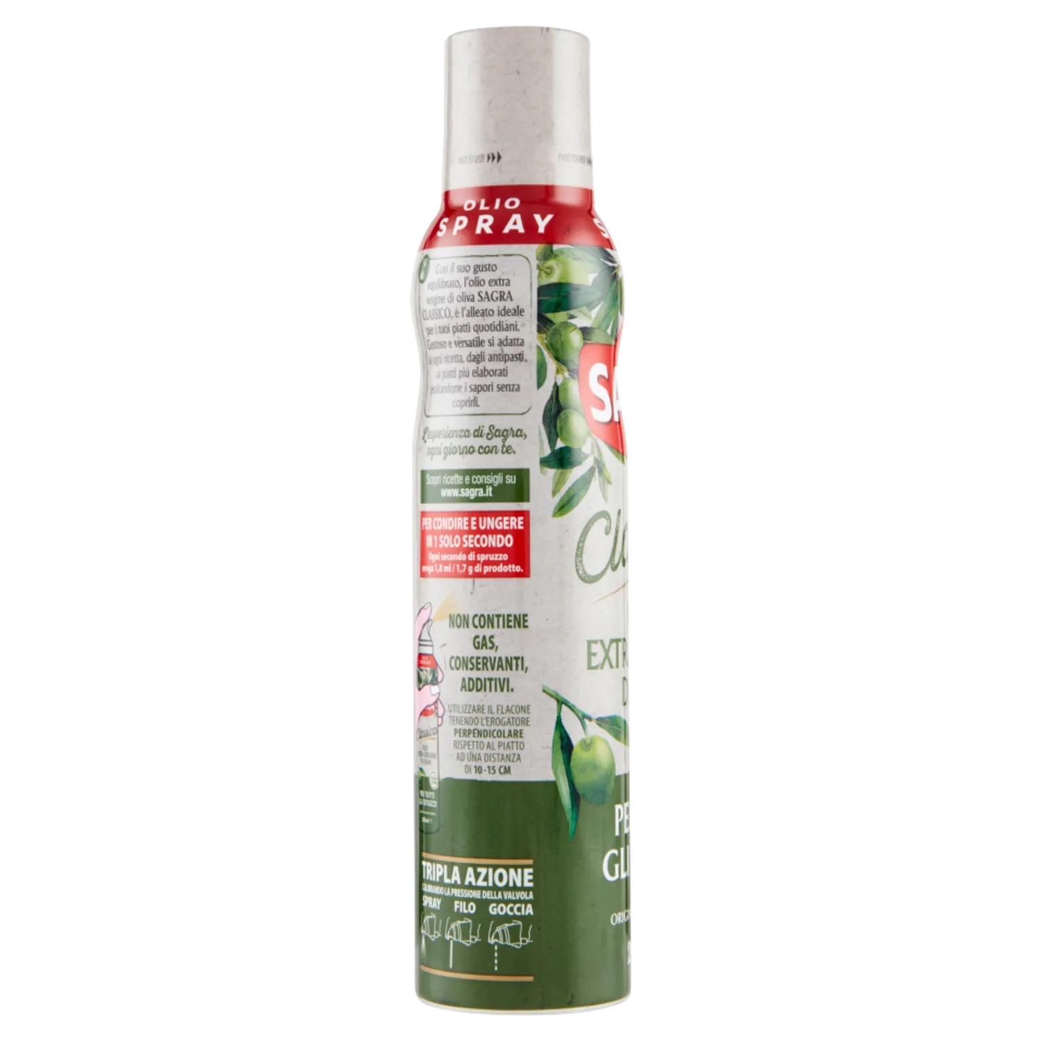 SAGRA OLIO SPRAY EX V  200 ML   XL