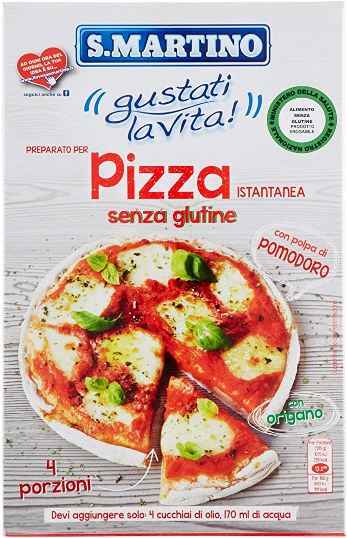 SAN MARTINO PREP PER PIZZA S/GLUTINE 460 GR   M