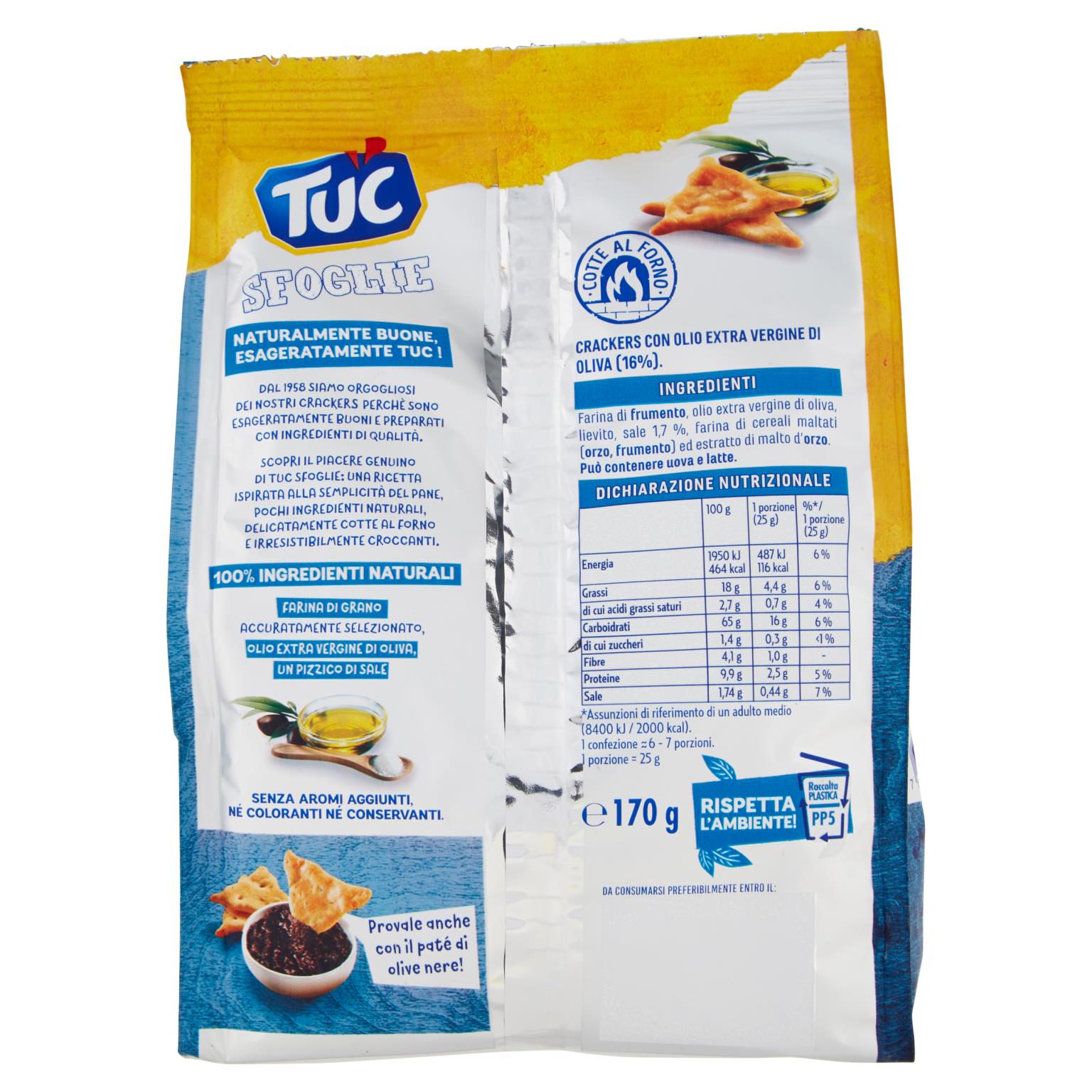 TUC SAIWA SFOGLIE CLASSIC 170 GR   L