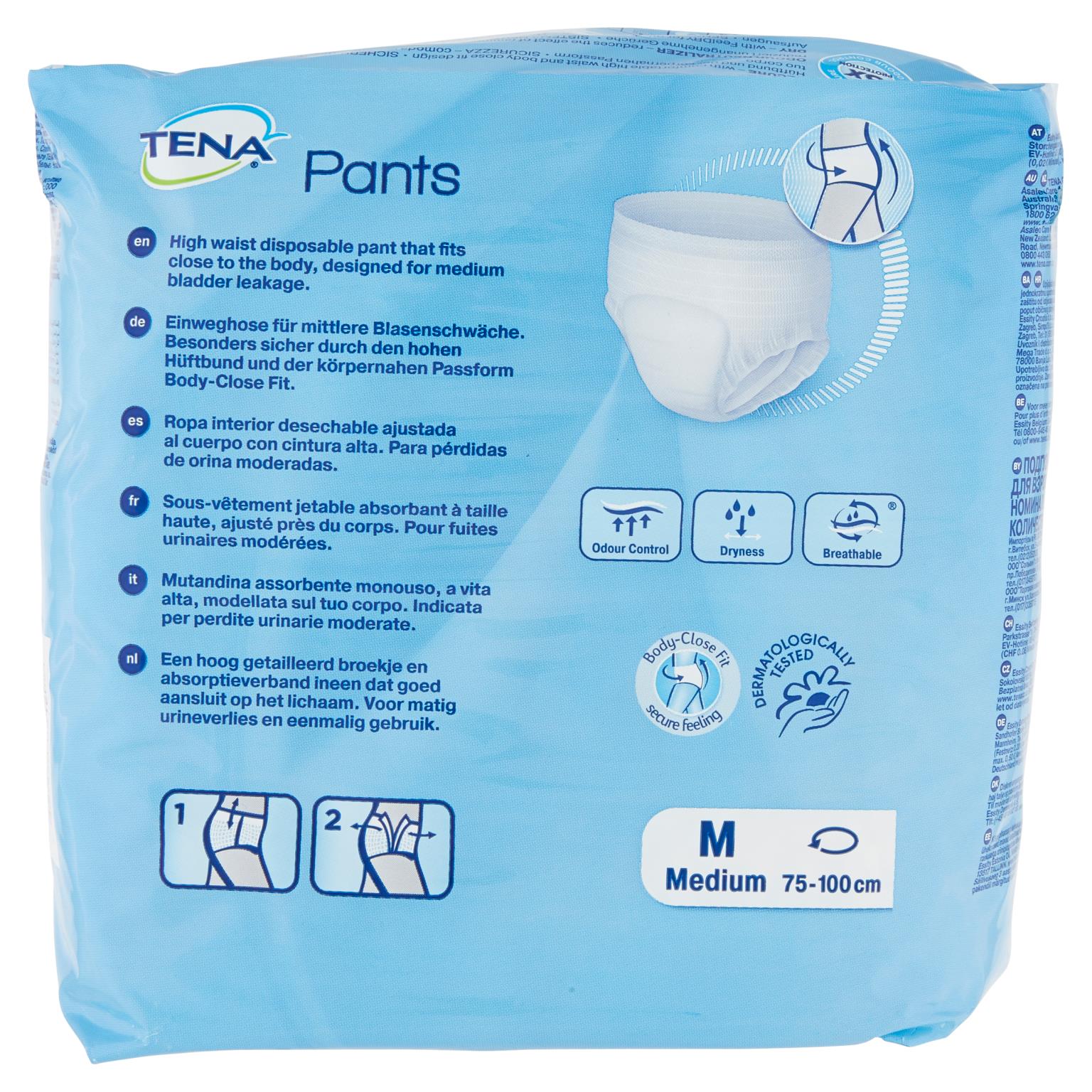 TENA ASSORB PANTS MEDIUM 8 PZ   XL