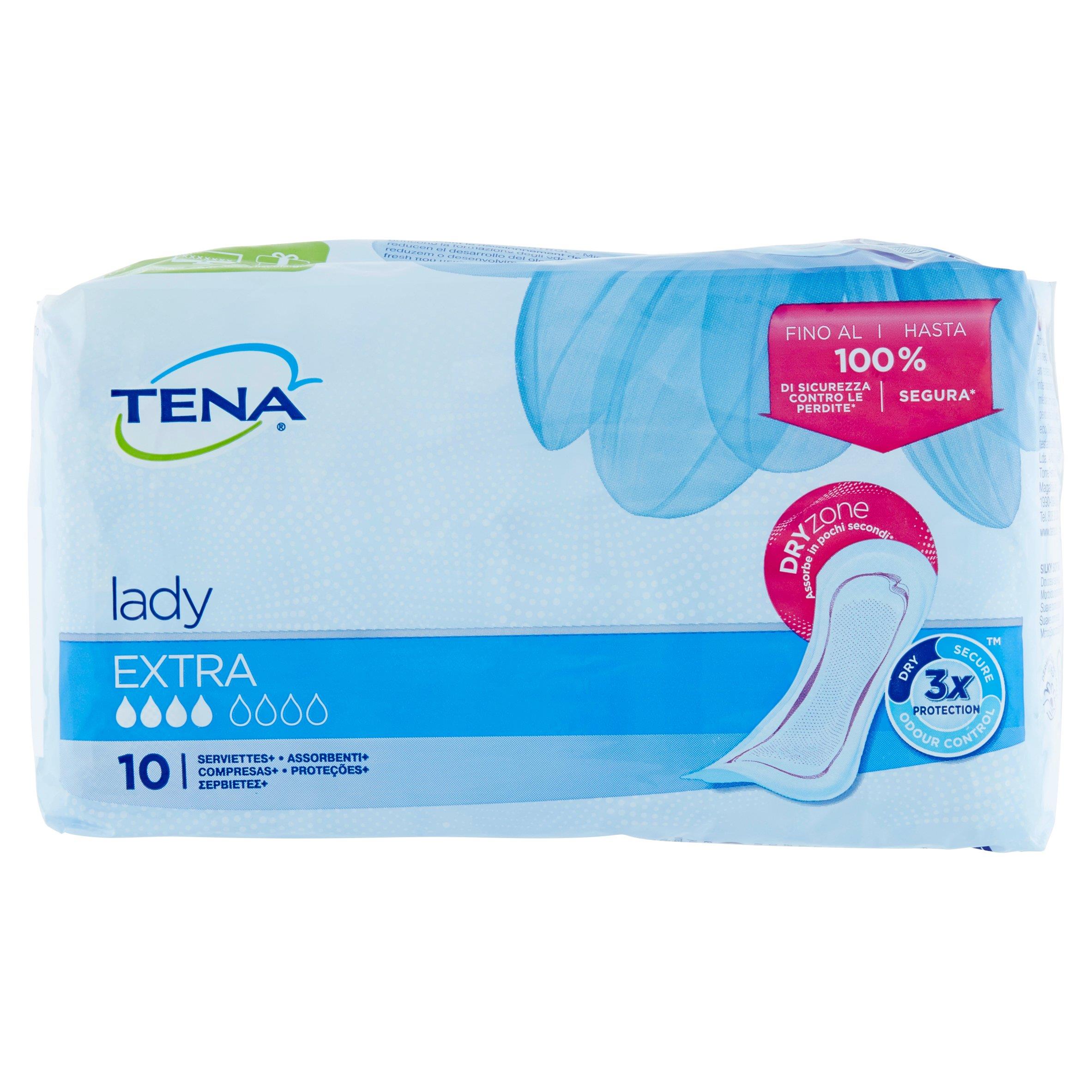 TENA LADY ASSORB EXTRA 10 PZ   M