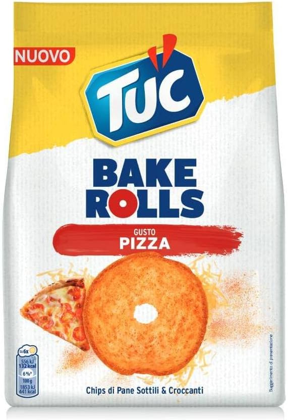 TUC BAKE ROLLS PIZZA 150 GR   XL