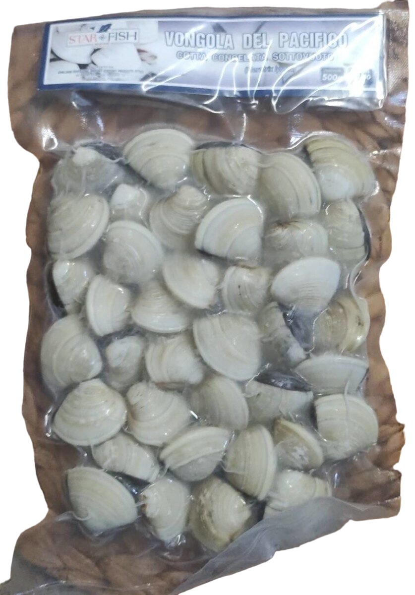 VONGOLE CON GUSCIO 500 GR   S