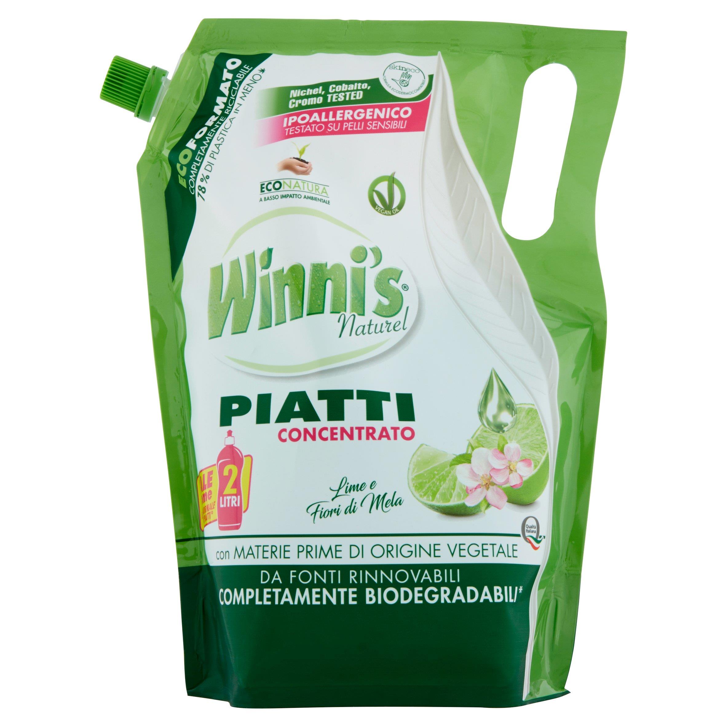 Detersivo Piatti Concentrato Lime e Fiori di mela – Winni's