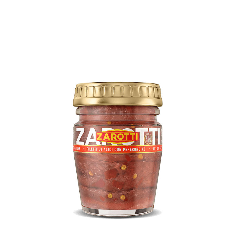 ZAROTTI FILETTI ALICI DISTESE PEPERON VV 60 GR   M