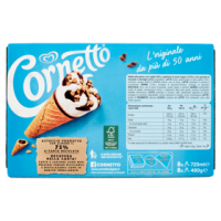 ALGIDA GEL CORNETTO CLASSIC 8 PZ ESTAT   XL