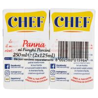 CHEF PANNA FUNGHI 2X125 ML   XL