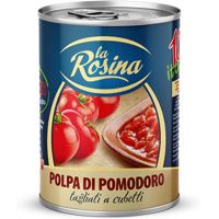 LA ROSINA POLPA CUBETTI LATT 400 GR   S