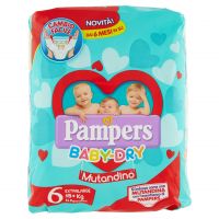 PAMPERS BABY DRY MUTANDINO XL SP 14 PZ   L
