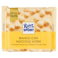 RITTER CIOCC BIANCO NOC INTERE 100 GR INVER   L