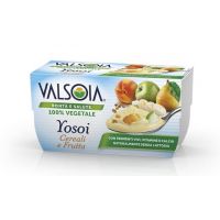 VALSOIA YOSO CEREALI/FRUTTA 2X125 GR VENT L G   L